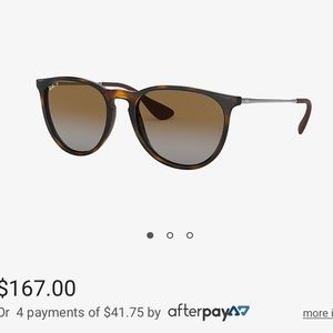 Gently use Ray-Ban Erika Classic Polarized